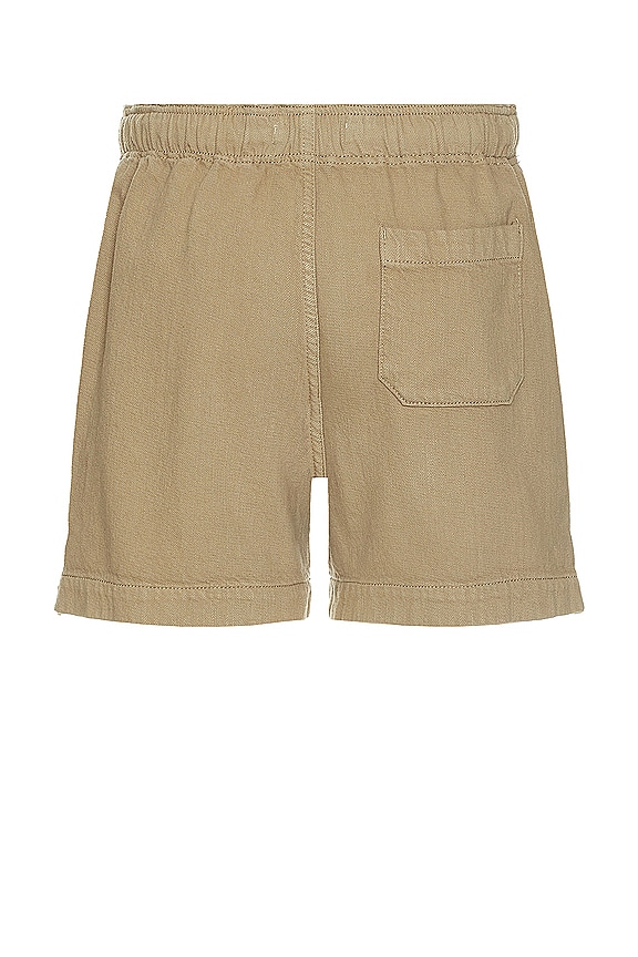 view 2 of 3 Textured Terry Short in Dark Beige