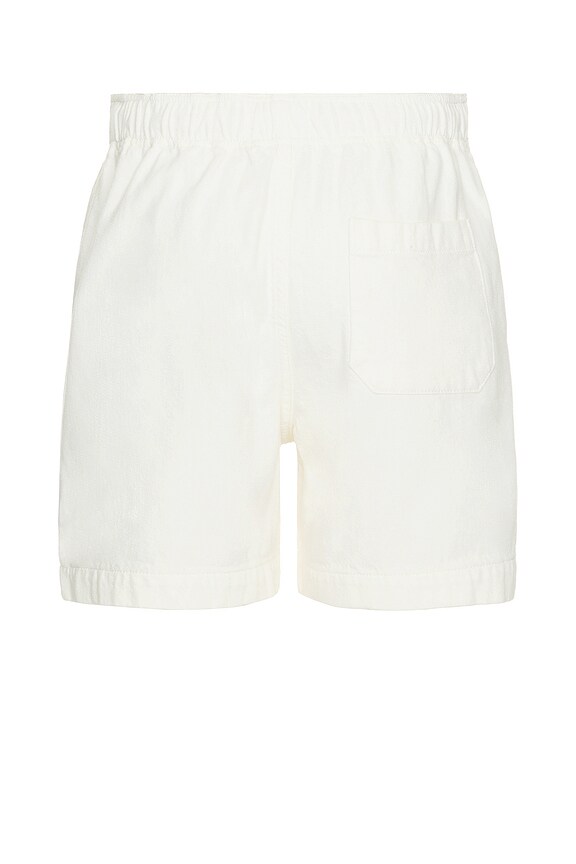 view 2 of 3 Textured Terry Short in Off White