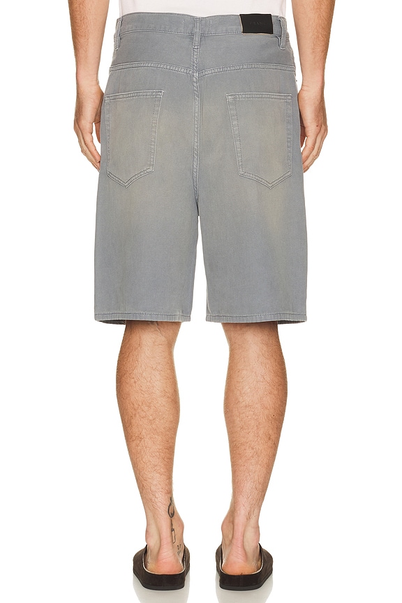 view 2 of 4 Canvas Baggy Shorts in Blue Grey