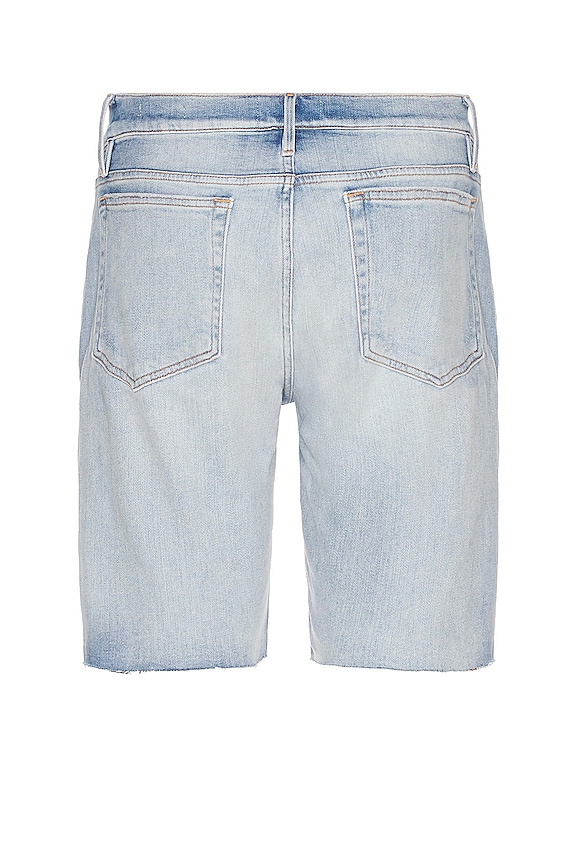 view 2 of 3 L'homme Cut Off Denim Shorts in Bates Rips