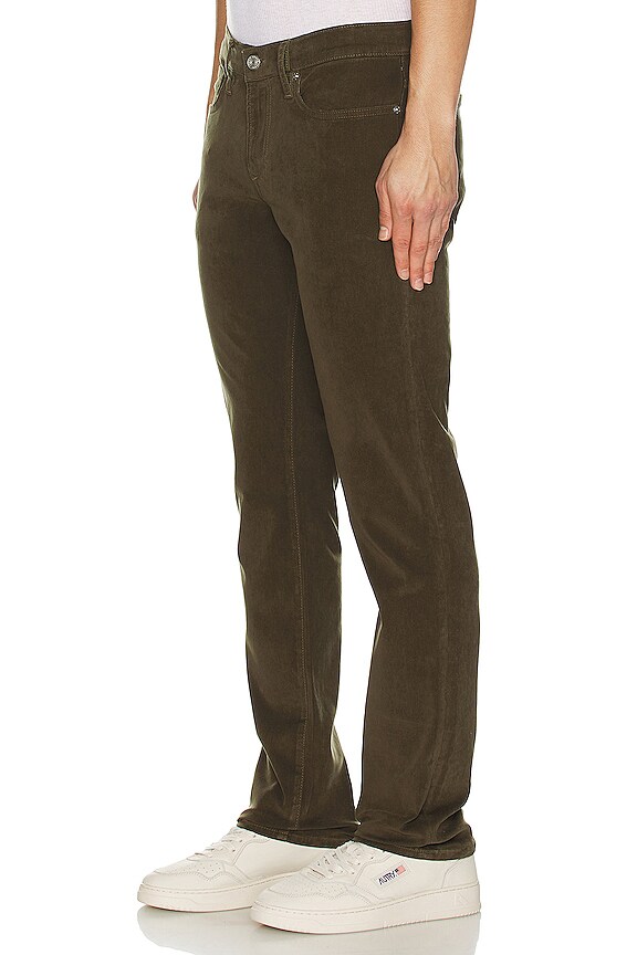 view 2 of 4 L'Homme Slim Jean in Military Green