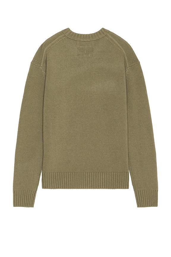 view 2 of 2 Cashmere Sweater in Khaki Green