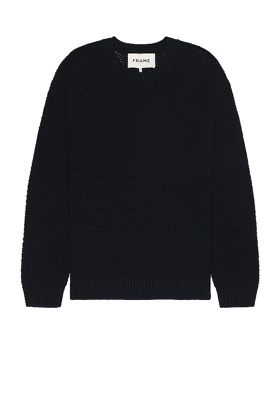 view 1 of 3 Cotton Blend Sweater in Midnight Blue