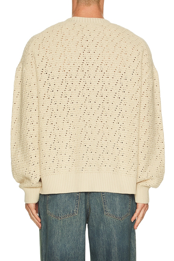 view 2 of 4 Crochet Sweater in Light Stone