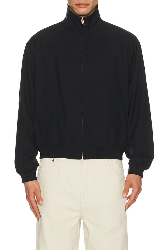 view 2 of 5 Wool Zip Blouson in Dark Navy