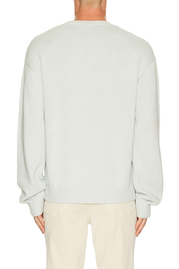 view 2 of 4 Cotton Silk Crewneck Sweater in Pale Blue
