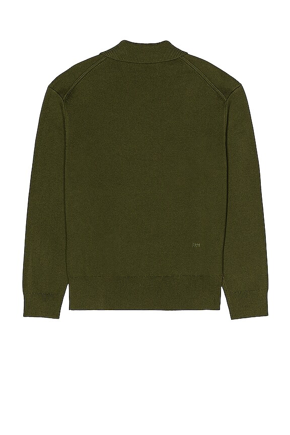 view 2 of 3 PULL POLO in Khaki Green