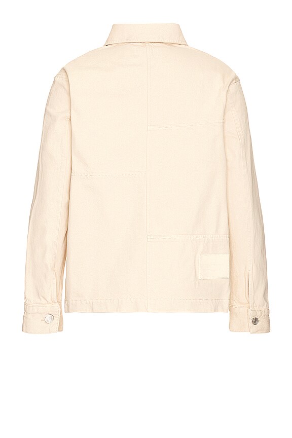 view 2 of 5 VESTE CHEMISE in White & Beige