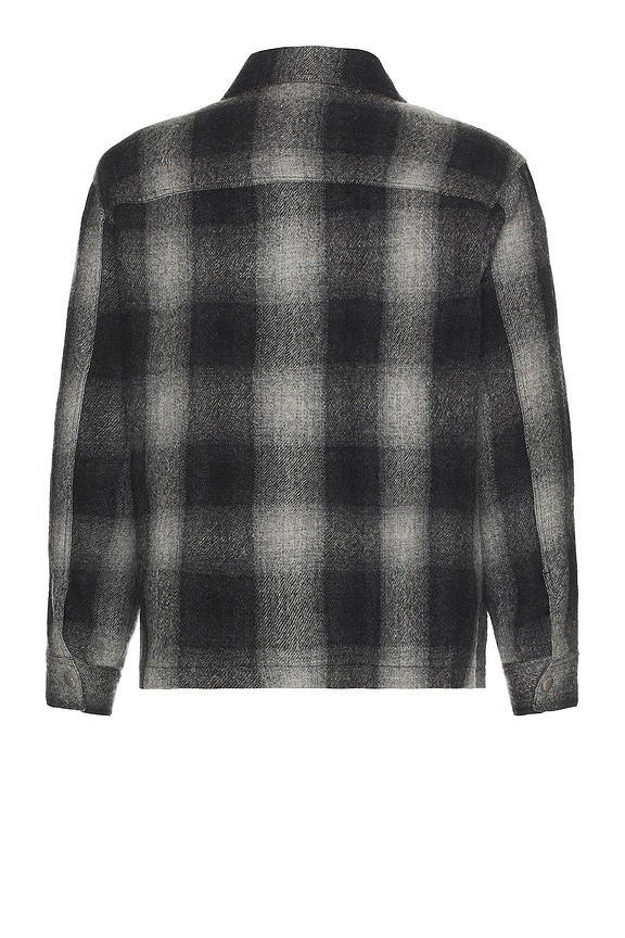 view 2 of 3 Plaid Wool Jacket in Grey