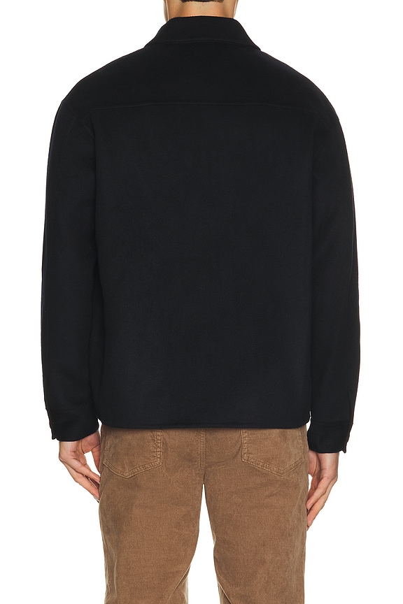view 2 of 4 Double Face Zip Shirt Jacket in Dark Navy