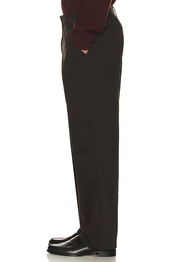 view 2 of 5 Cotton Chino Pant in Dark Chocolate