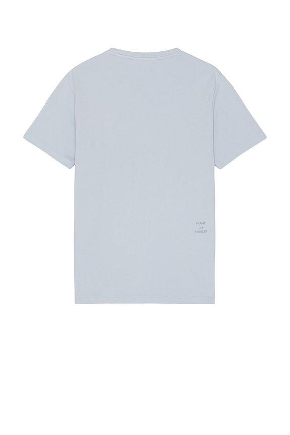 view 2 of 4 Duo Fold Short Sleeve Tee in Soft Blue