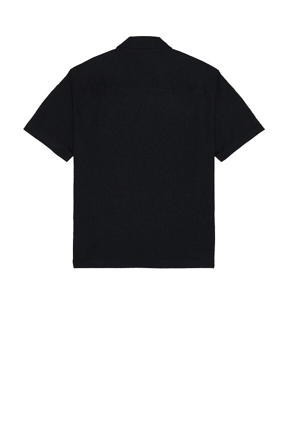 view 2 of 3 Terry Button Down Shirt in Dark Navy