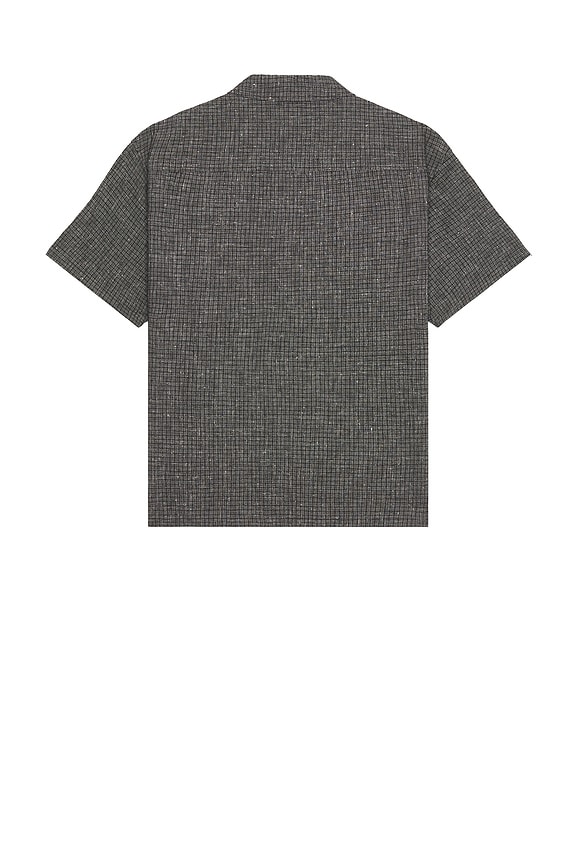 view 2 of 4 РУБАШКА НА ПУГОВИЦАХ TEXTURED in Black Multi