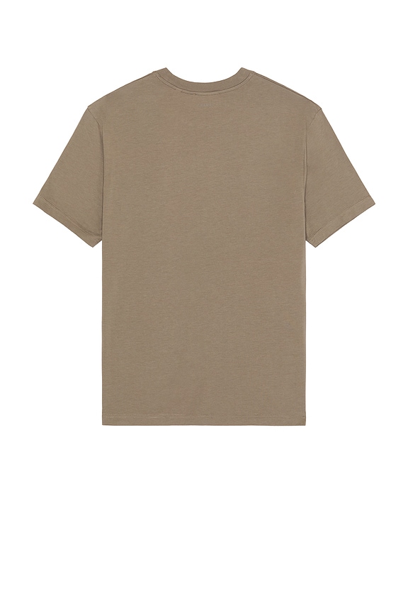 view 2 of 4 Light Cotton Tee in Smoky Mocha