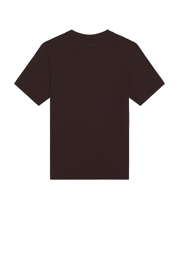 view 2 of 4 Light Cotton Tee in Burgundy
