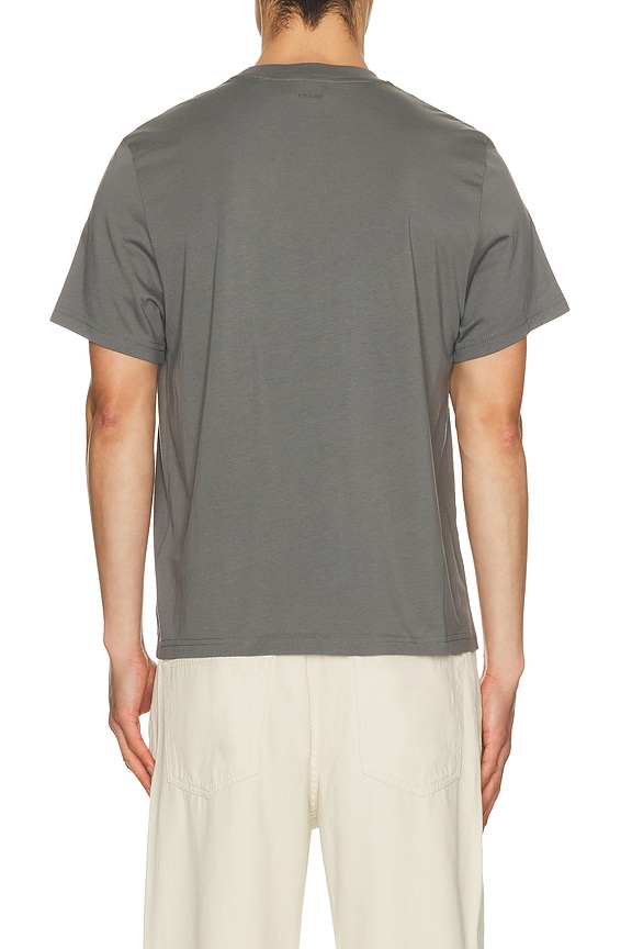 view 2 of 4 Short Sleeve Light Cotton Tee in Modern Grey