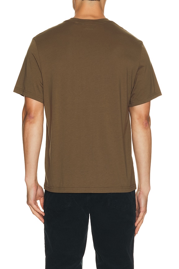 view 2 of 4 Short Sleeve Light Cotton Tee in Deep Olive