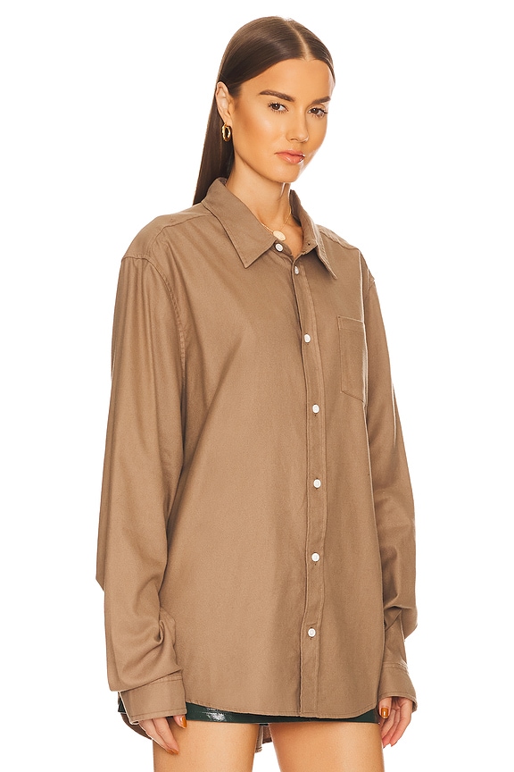 view 2 of 3 BRUSHED フランネル in Walnut