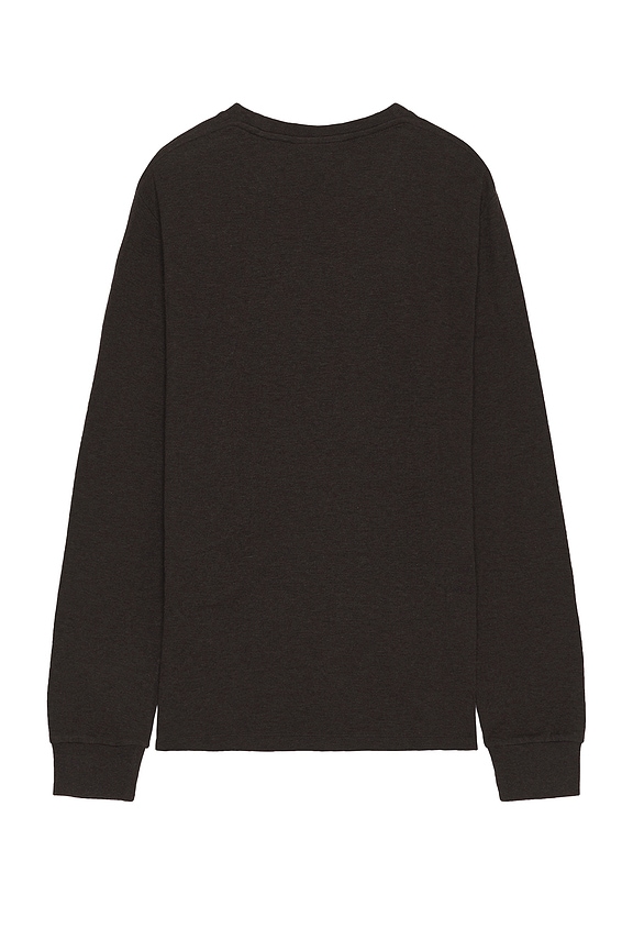 view 2 of 3 Duo Fold Tee in Heather Espresso