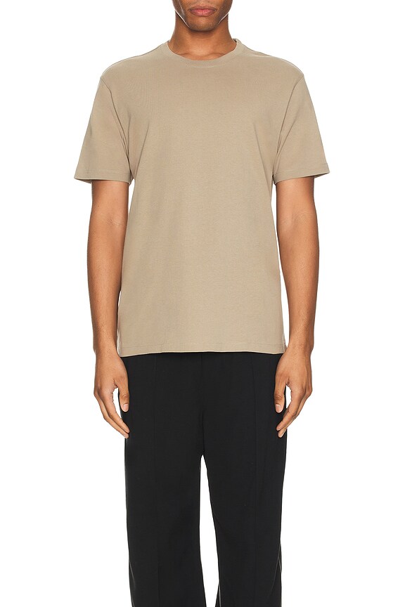 view 4 of 4 T-shirt à manches courtes avec logo in Stone Beige