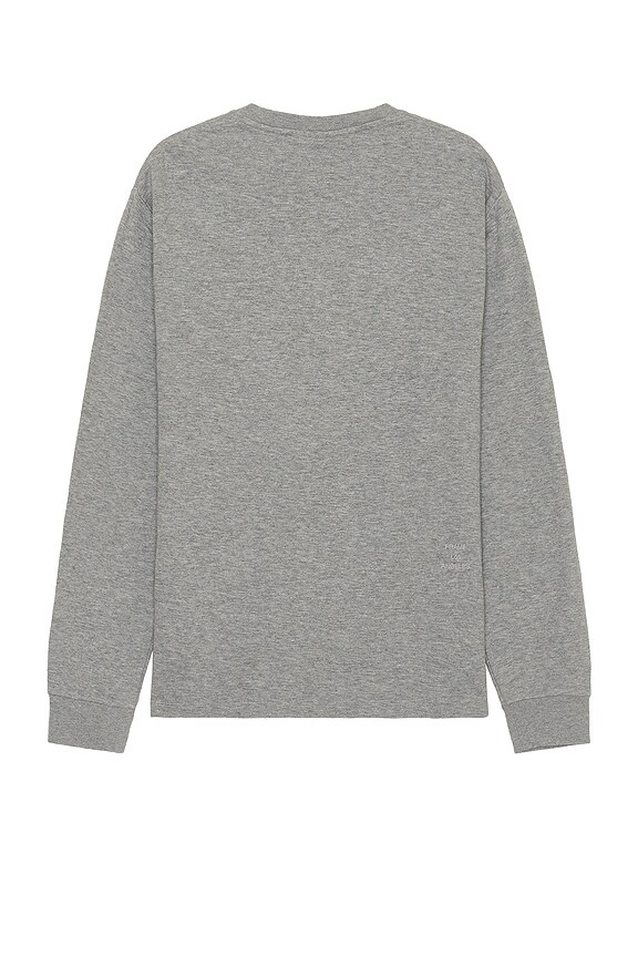 view 2 of 4 Duo Fold Long Sleeve Tee in Heather Grey