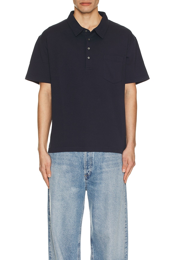 view 3 of 3 Duo Fold Polo in Navy