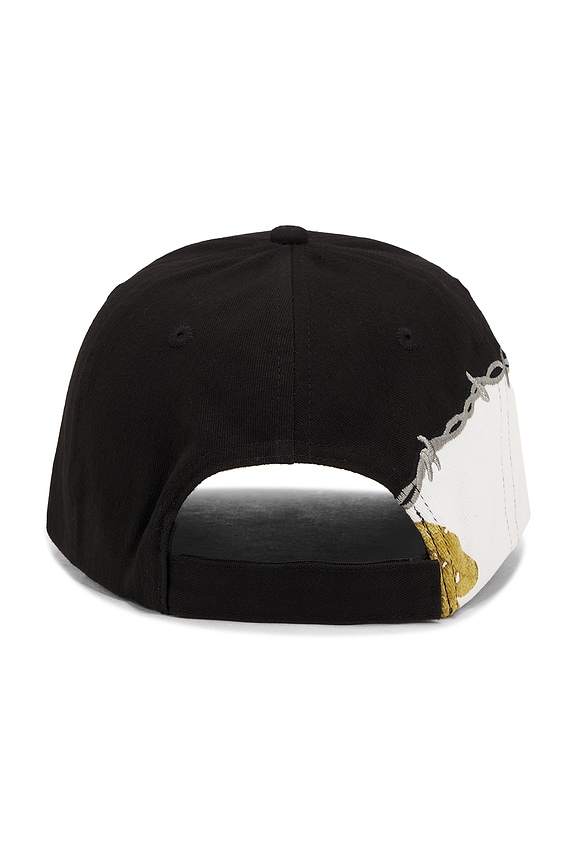 view 2 of 4 Star Logo Barbed Wire Hat in Black