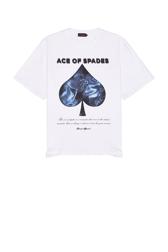 view 1 of 3 Ace Of Spades T-Shirt in White