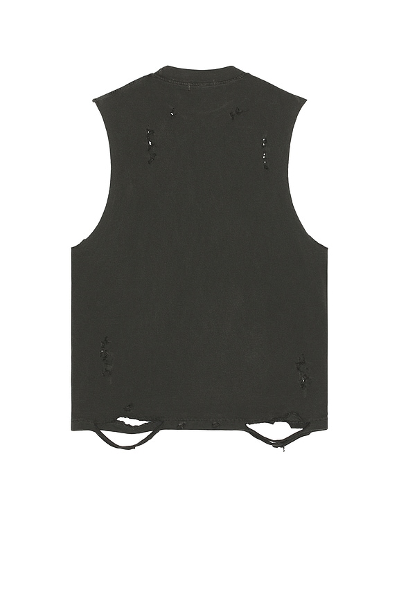 view 2 of 4 Distressed Tank Top in Pepper