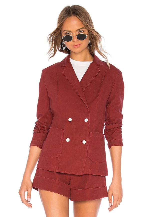 view 2 of 5 The Sloane Blazer in Brick