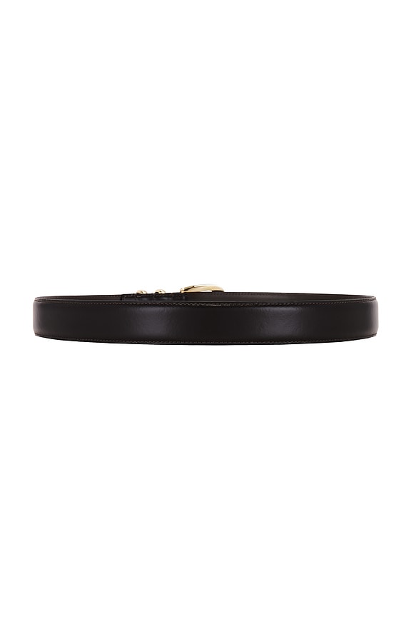 view 2 of 3 The Jordan Belt in Dark Brown & Gold