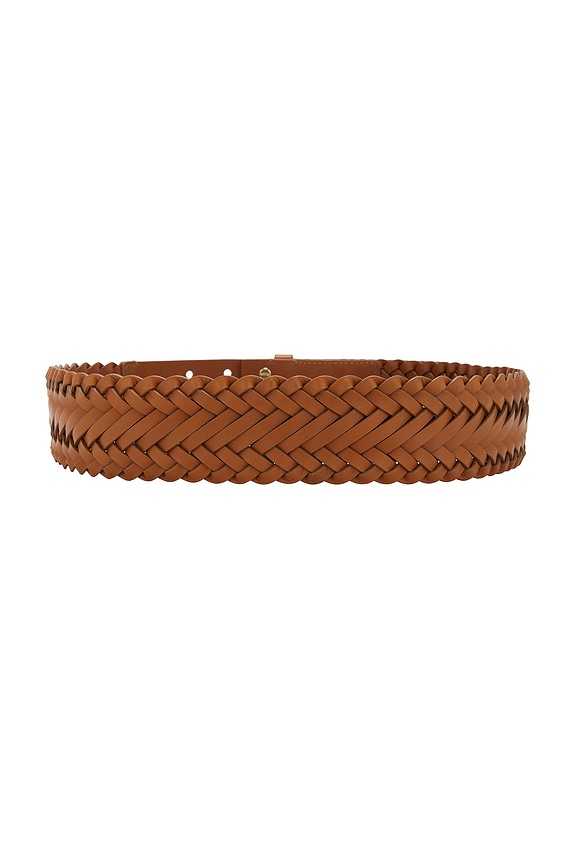 view 2 of 2 CEINTURE THE WOVEN WAIST BELT in Tan