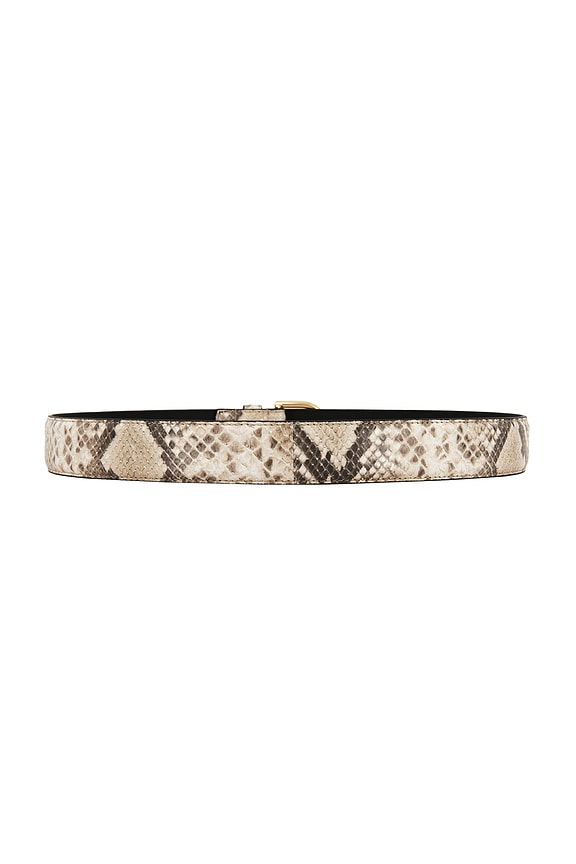 view 2 of 3 The Snake Print Juni Belt in Pink Soft