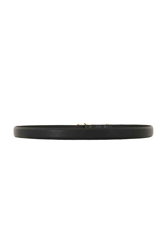 view 2 of 3 CEINTURE JORDAN in Black & Polished Gold