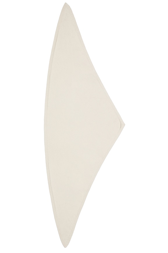 view 2 of 3 The Oversized Triangle Scarf in Ivory