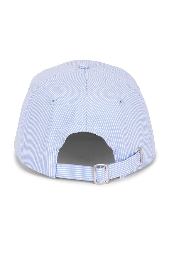 view 2 of 2 CASQUETTE DE BASEBALL STRIPE LOGO in Blue & White