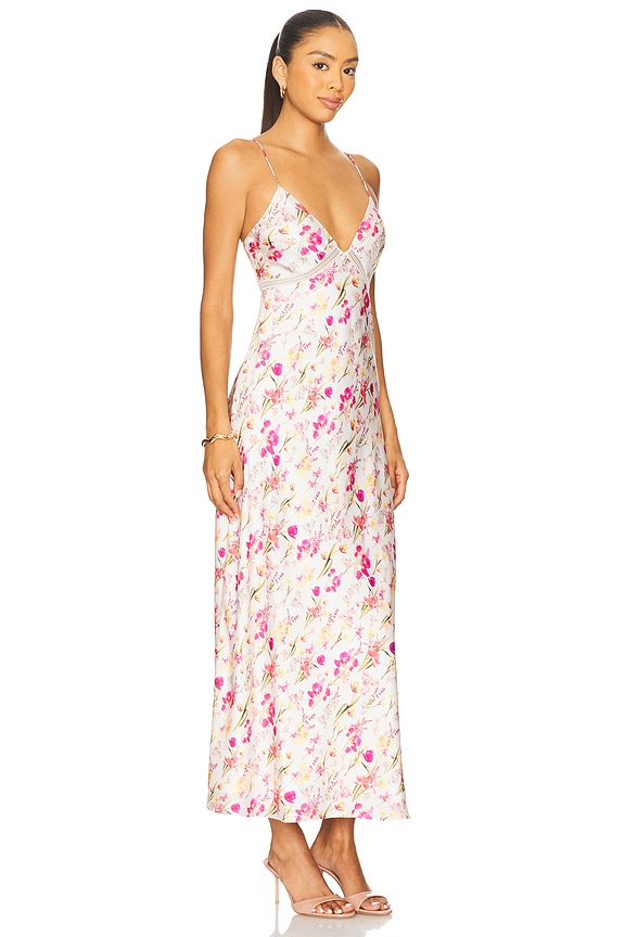 view 2 of 3 The Blackberry Dress in Summer Bouquet