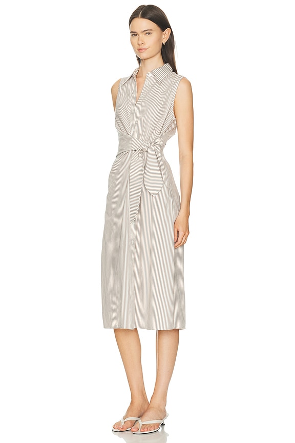 view 2 of 4 ROBE THE GOOD BEHAVIOR in Soft Taupe Stripe