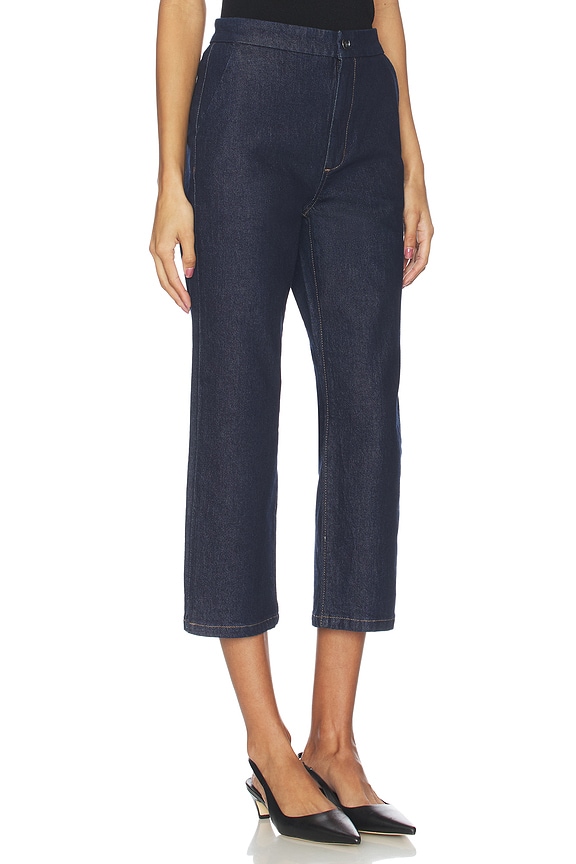 view 2 of 6 The Jade Capri Trouser in Oxford