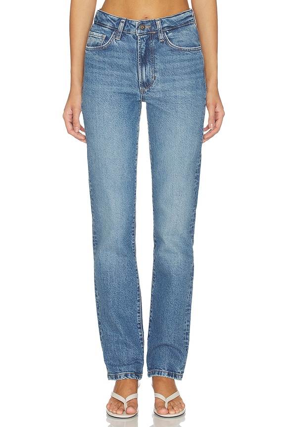 view 1 of 6 The Jen Mid Rise Slim Straight Jean in Oslo