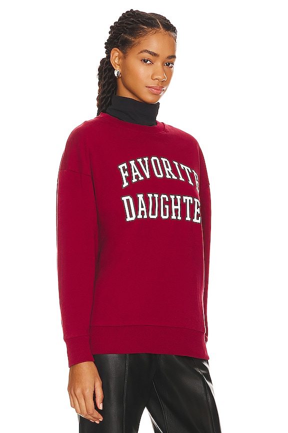 view 2 of 4 Collegiate Sweatshirt in Collegiate Red