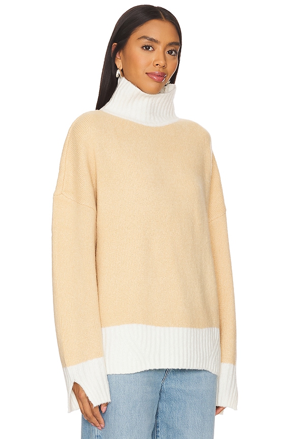 view 2 of 4 The Andi Sweater in Beige & Ivory