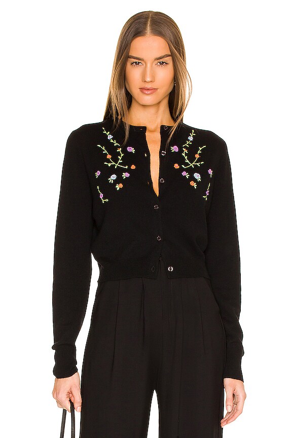 view 2 of 6 The Lana Cardigan in Black