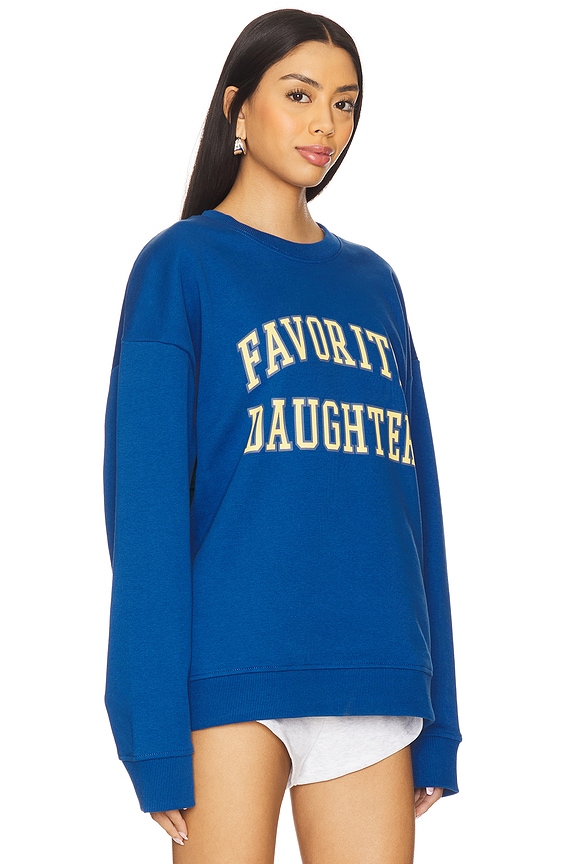 view 2 of 4 Collegiate Sweatshirt in Sapphire