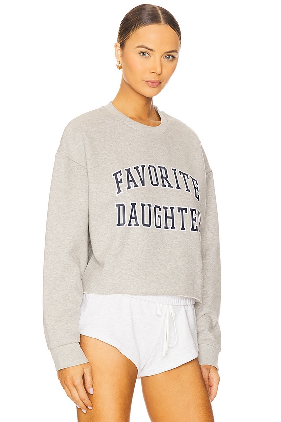 view 2 of 4 SUDADERA DEPORTIVA RECORTADA in Heather Grey & Navy