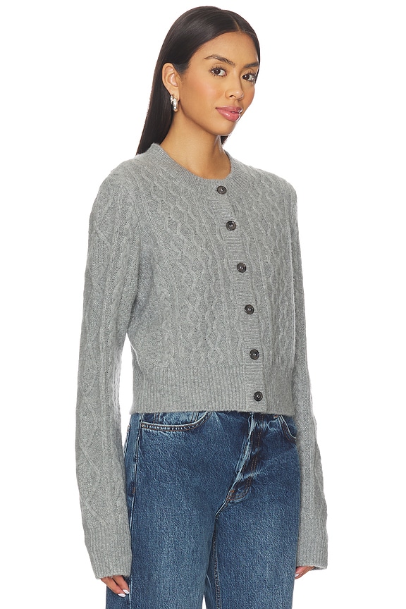 view 2 of 4 Eleanor Cardigan in Heather Grey
