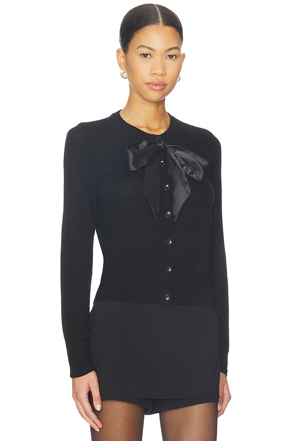 view 2 of 4 THE TAKE A BOW 가디건 in Black