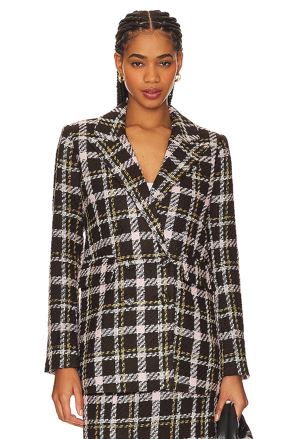 view 2 of 5 PHOEBE 블레이저 in Chocolate Plaid