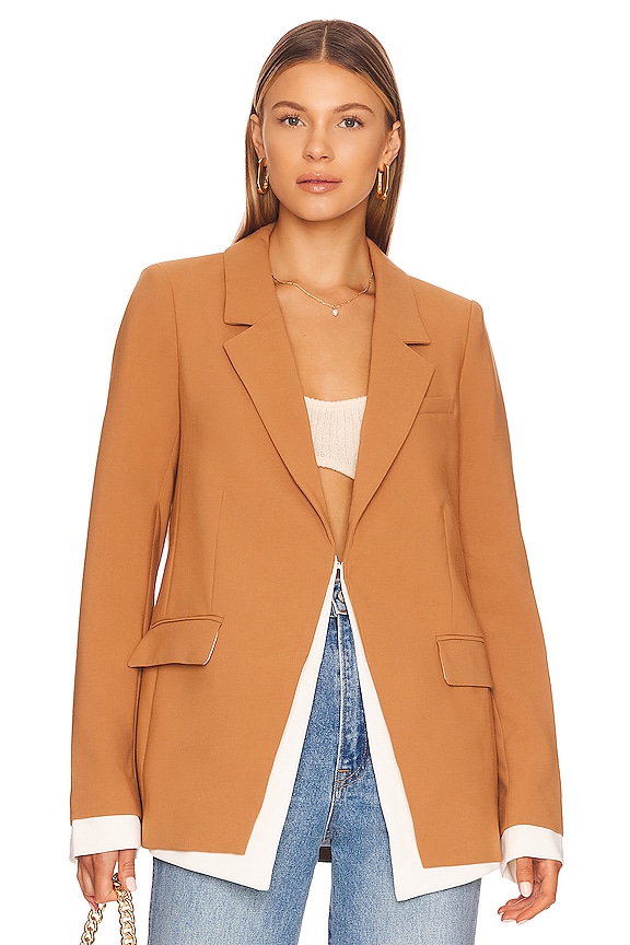 view 2 of 5 БЛЕЙЗЕР KELLY in Tan Multi